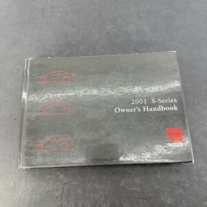2001 Saturn S-Series Complete Owner's Manual Factory Original Documentation OEM